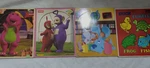 Barney Blues Clues Teletubbies Playskool Swim Wooden Puzzles Vintage Lot. Fixed Price $20.99.