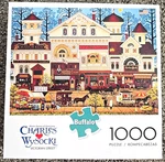 Charles Wysocki Victorian Street 1000 Pc Puzzle Buffalo Complete. Fixed Price $16.54.