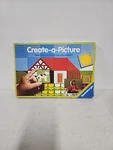 Vintage 1987 Ravensburger Create-a-picture Building Mozaic Puzzle Missing 6 Pcs. Fixed Price $15.00.